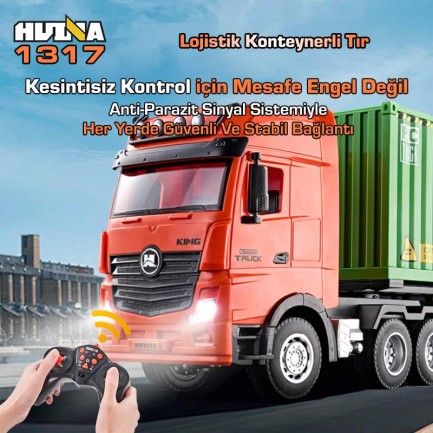 HUINA 1317 RC Tır ve Konteyner Kumandalı İş Makinesi - Thumbnail
