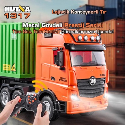 HUINA 1317 RC Tır ve Konteyner Kumandalı İş Makinesi - Thumbnail