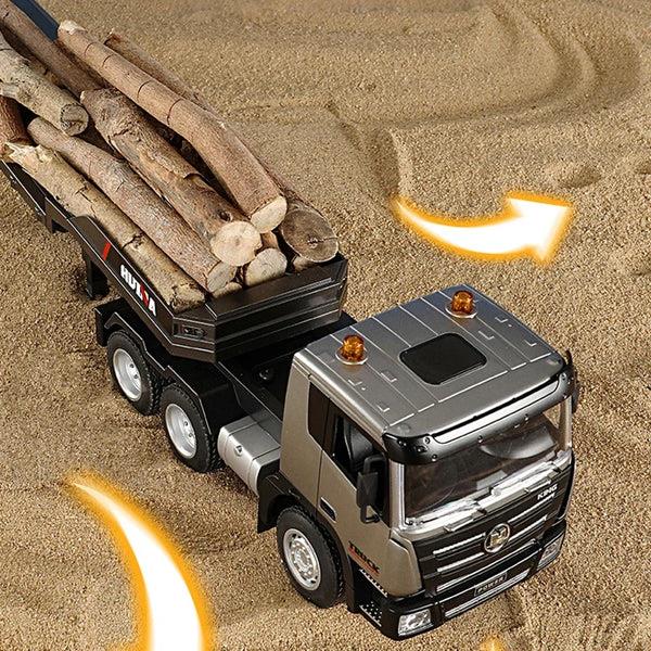 HUINA 1318 RC Römorklu Kamyon Kumandalı İş Makinesi