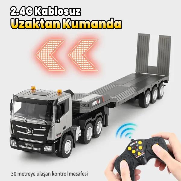 HUINA 1318 RC Römorklu Kamyon Kumandalı İş Makinesi