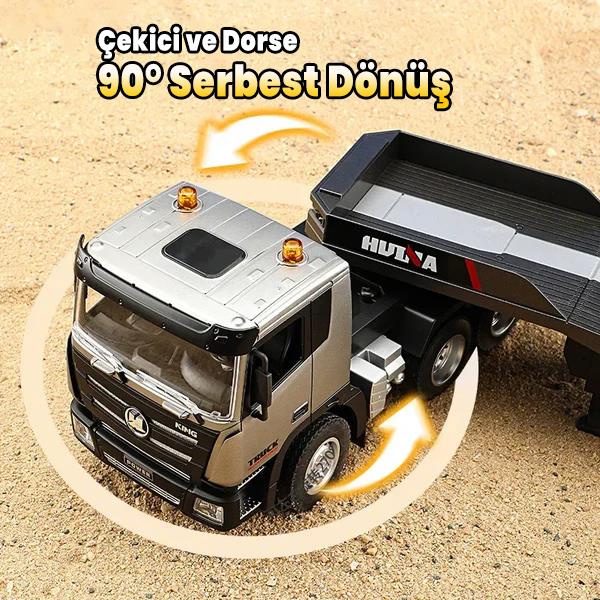 HUINA 1318 RC Römorklu Kamyon Kumandalı İş Makinesi