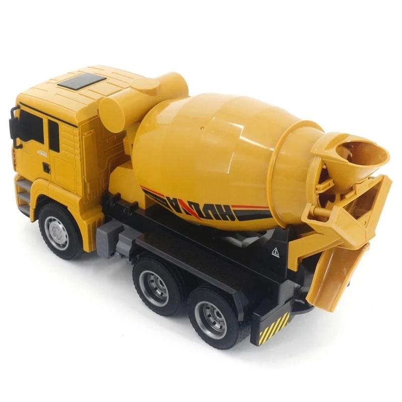 HUINA 1333 1/18 6 Kanal Yüksek Kalite RC Model Çimento Mikseri Kamyon Uzaktan Kumandalı İş Makinası