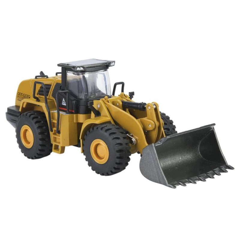 HUINA 1/50 Ekskavatör Buldozer İş Makinası 1714 - Sergilenmeye Hazır Diecast Metal ( Kumandalı Değildir ) - Yetişkinler İçindir + 14