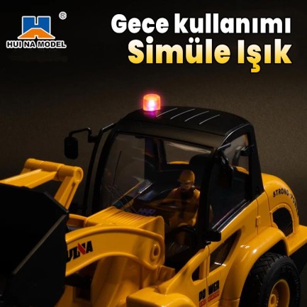 HUINA 1515 1/24 RC Damperli Kamyon Ve Dozer Uzaktan Kumandalı Set - Thumbnail