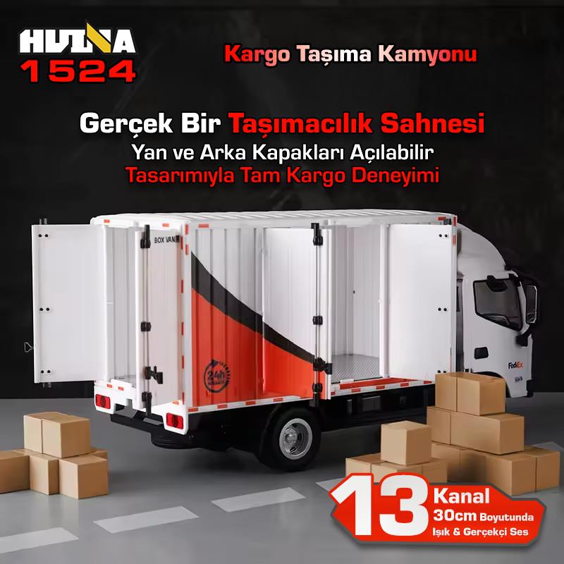 HUINA 1524 1/18 Kargo Taşıma Kamyonu
