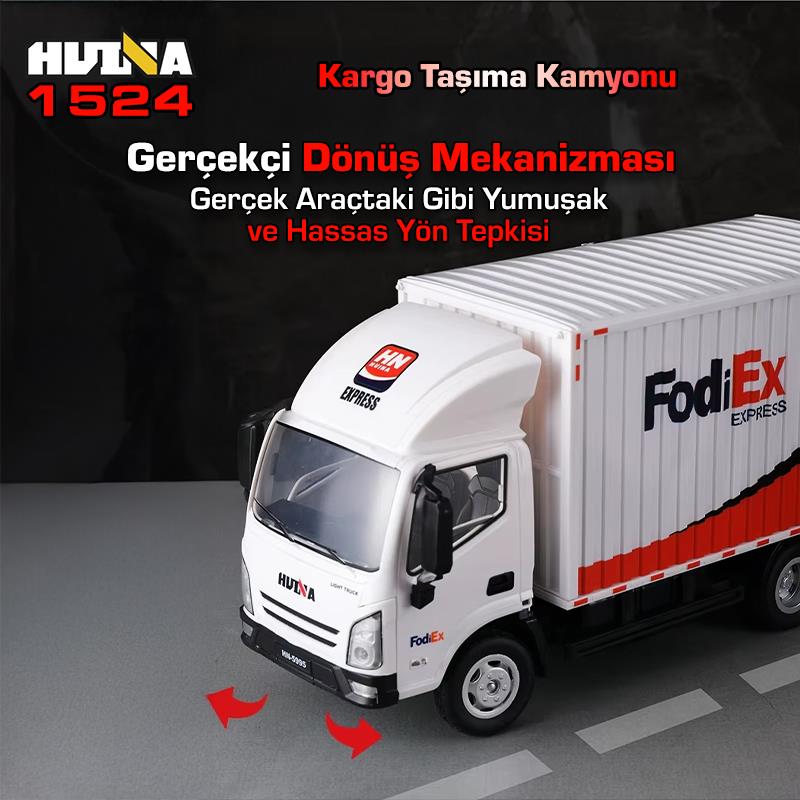 HUINA 1524 1/18 Kargo Taşıma Kamyonu