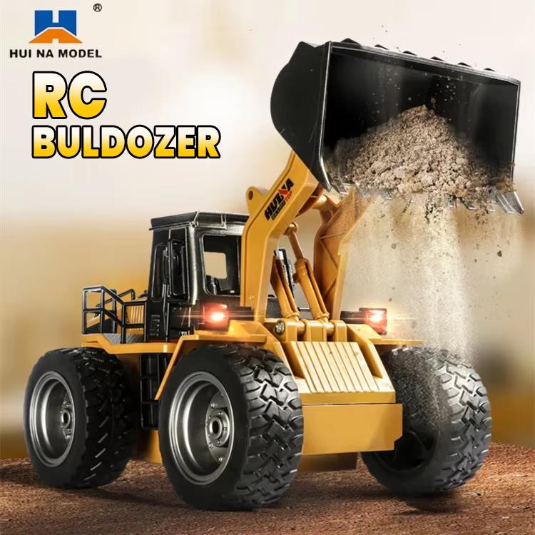 HUINA 1532 1/18 RC Wheel Loader Damper Dozer İş Makinesi