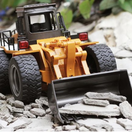 HUINA 1532 1/18 RC Wheel Loader Damper Dozer İş Makinesi - Thumbnail