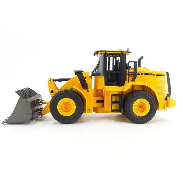 HUINA 1552 1/14 10CH Kumandalı RC Model Wheel Loader Damper Dozer İş Makinesi