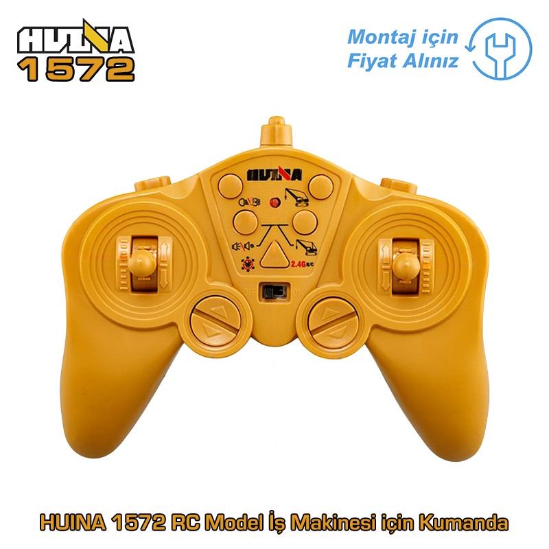 HUINA 1572 RC Model İş Makinesi İçin Kumanda B.2.00HE.000.07 (TEKNİK SERVİS ÜRÜNÜDÜR MONTAJ İÇİN FİYAT ALINIZ)