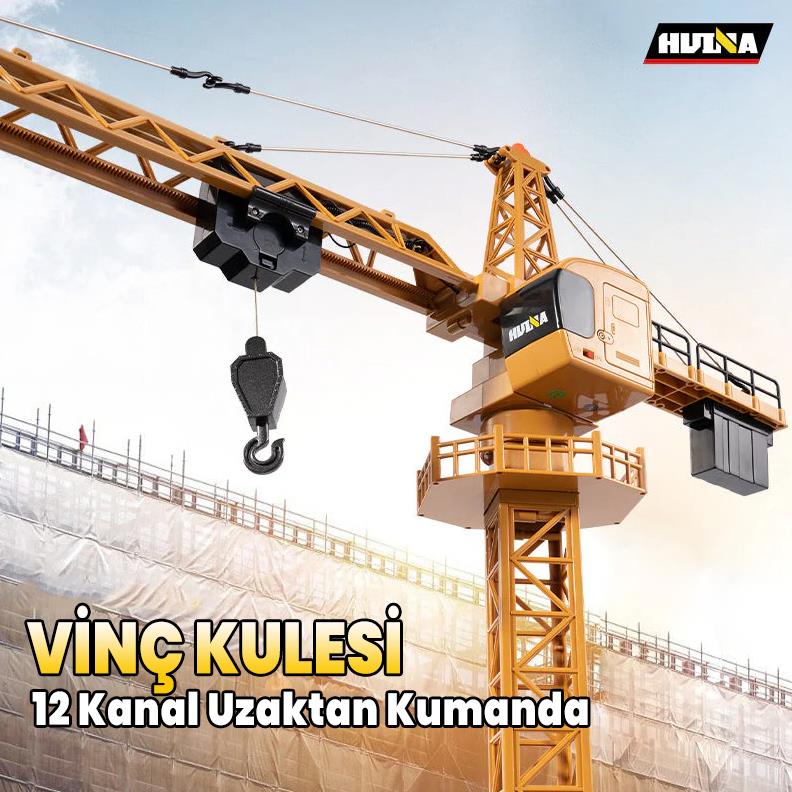 HUINA 1585 1/14 12CH Kule Vinç Tower Crane
