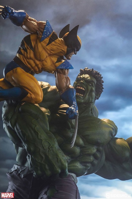 Hulk and Wolverine Maquette