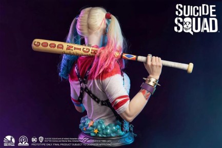 Infinity Studio X Penguin Toys Harley Quinn (Suicide Squad) 1:1 Life-Size Bust - DC Comics / Suicide Squad / Margot Robbie - 907930 (Ön Sipariş) - Thumbnail