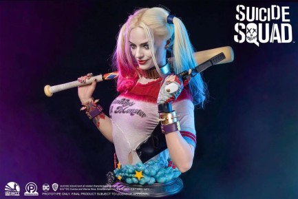 Infinity Studio X Penguin Toys Harley Quinn (Suicide Squad) 1:1 Life-Size Bust - DC Comics / Suicide Squad / Margot Robbie - 907930 (Ön Sipariş) - Thumbnail