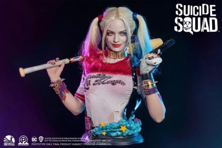 Infinity Studio X Penguin Toys Harley Quinn (Suicide Squad) 1:1 Life-Size Bust - DC Comics / Suicide Squad / Margot Robbie - 907930 (Ön Sipariş) - Thumbnail