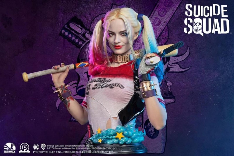 Infinity Studio X Penguin Toys Harley Quinn (Suicide Squad) 1:1 Life-Size Bust - DC Comics / Suicide Squad / Margot Robbie - 907930 (Ön Sipariş)