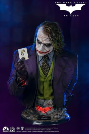 Infinity Studio X Penguin Toys The Joker (The Dark Knight) 1:1 Life Size Bust DC Comics / The Dark Knight ( TDK ) Heath Ledger - 908843 (Ön Sipariş) - Thumbnail