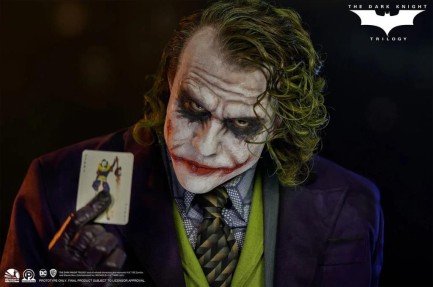 Infinity Studio X Penguin Toys The Joker (The Dark Knight) 1:1 Life Size Bust DC Comics / The Dark Knight ( TDK ) Heath Ledger - 908843 (Ön Sipariş) - Thumbnail