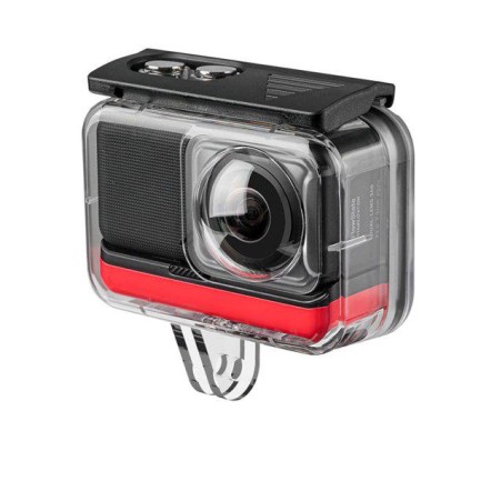 Insta360 One R 360 Kamera İçin Su Geçirmez Koruma Kabı Housing 40Metre - Thumbnail