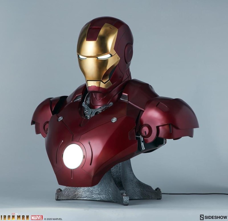 Sideshow Collectibles Iron Man Mark III 1:1 Life-Size Bust 400329