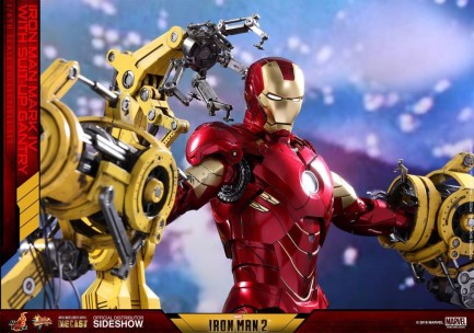 Iron Man Mark IV with Suit-Up Gantry Diecast Sixth Scale Figure Set - Thumbnail