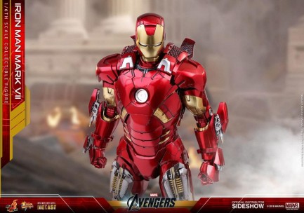 Hot Toys Iron Man Mark VII Diecest Sixth Scale Figure MMS500 - Thumbnail