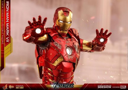 Hot Toys Iron Man Mark VII Diecest Sixth Scale Figure MMS500 - Thumbnail