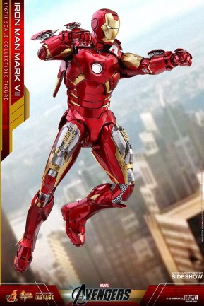 Hot Toys Iron Man Mark VII Diecest Sixth Scale Figure MMS500 - Thumbnail