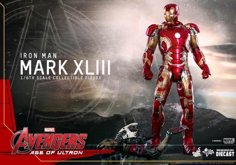 Hot Toys Iron Man Mark XLIII Diecast Sixth Scale Diecast Figure MMS278