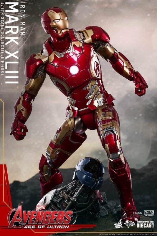 Hot Toys Iron Man Mark XLIII Diecast Sixth Scale Diecast Figure MMS278