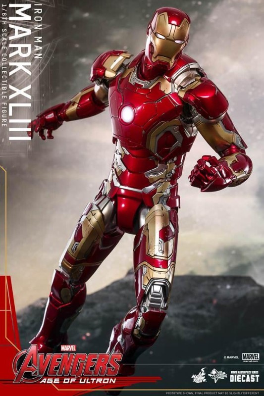 Hot Toys Iron Man Mark XLIII Diecast Sixth Scale Diecast Figure MMS278