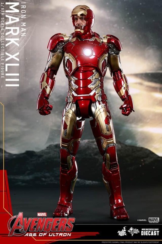 Hot Toys Iron Man Mark XLIII Diecast Sixth Scale Diecast Figure MMS278