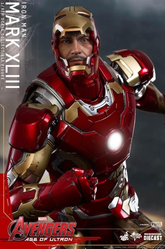 Hot Toys Iron Man Mark XLIII Diecast Sixth Scale Diecast Figure MMS278