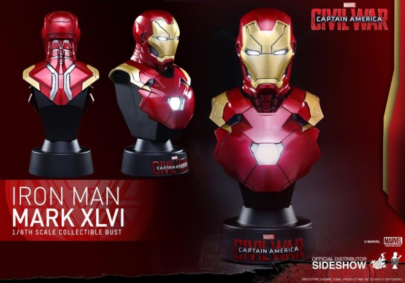 Iron Man Mark XLVI Sixth Scale Mini Bust