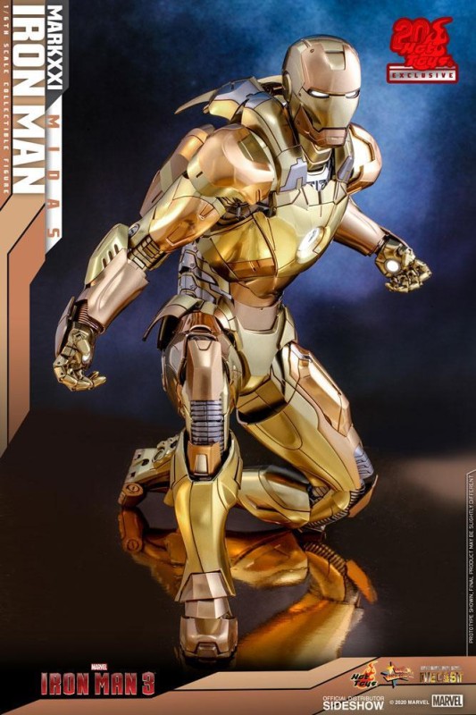 Hot Toys Iron Man Mark XXI (Midas) Sixth Scale Figure MMS586