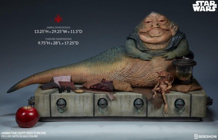 Sideshow Collectibles - Jabba the Hutt and Throne Sixth Scale Deluxe Figure Set