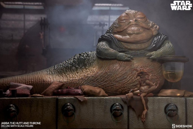 Jabba the Hutt and Throne Sixth Scale Deluxe Figure Set