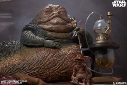 Jabba the Hutt and Throne Sixth Scale Deluxe Figure Set - Thumbnail