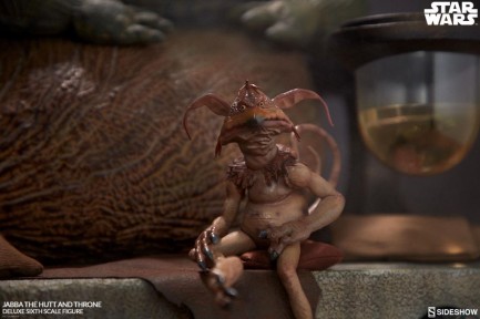 Jabba the Hutt and Throne Sixth Scale Deluxe Figure Set - Thumbnail