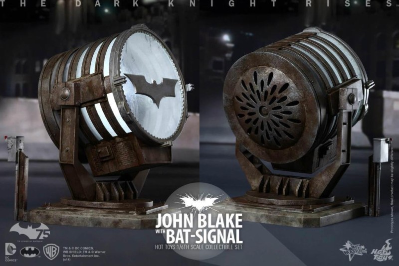 Hot Toys John Blake With Bat Signal Sixth Scale Figure Set