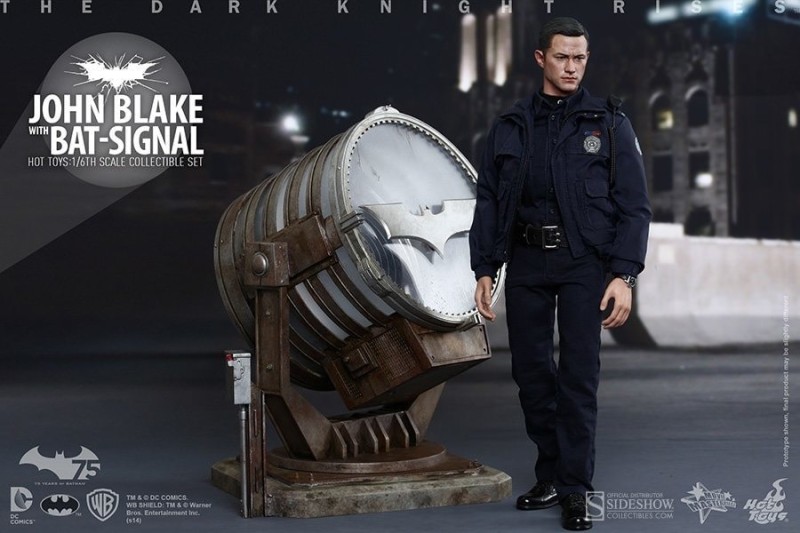 Hot Toys John Blake With Bat Signal Sixth Scale Figure Set