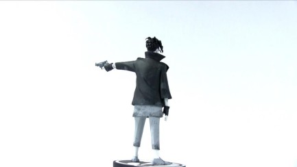 Joker Black & White Gerard Way Statue - Thumbnail