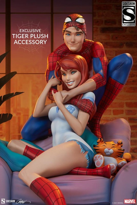 Sideshow Collectibles JSC Spider-Man and Mary Jane Maquette