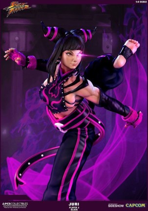 Juri Player 2 Black Statue Ultra 1:4 Scale - Thumbnail