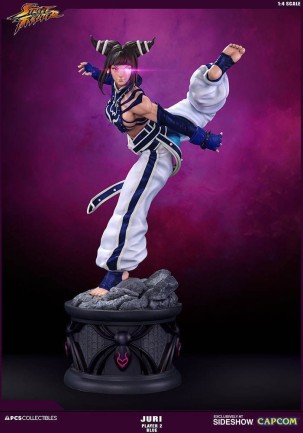 Sideshow Collectibles - Juri Player 2 Blue Ultra 1:4 Scale Statue Pop Culture Shock