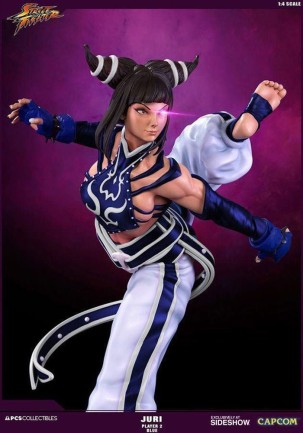 Juri Player 2 Blue Ultra 1:4 Scale Statue Pop Culture Shock - Thumbnail