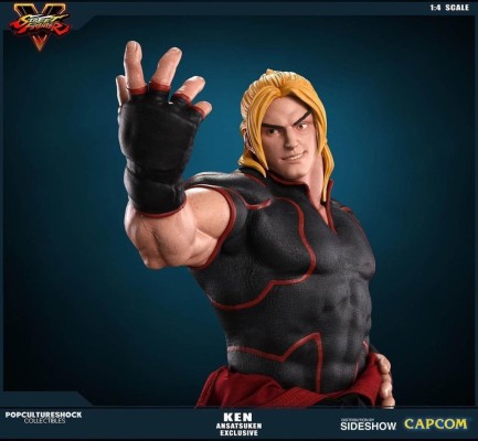 Ken Masters Ansatsuken Statue - Thumbnail