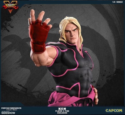 Sideshow Collectibles - Ken Masters Player 2 Pink Statue 1:4 Scale