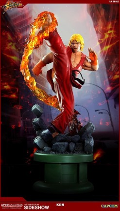 Sideshow Collectibles - Ken Masters with Dragon Flame Statue 1:4 Ultra Statue