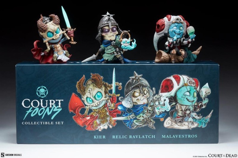Sideshow Collectibles Kier, Relic Ravlatch, & Malavestros: Court-Toons Collectible Set 700199